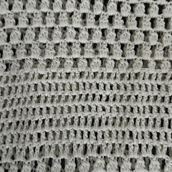 Show Me Your MuMu White Crochet Sweater/Cover Up - Picture 7 of 7